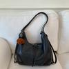 2025 Nova Moda Bolsa Retrô Feminina Grande Capacidade Casual Bolsa de Ombro para Trabalho e Deslocamento Mochila Tote