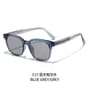 Gafas de sol de moda con montura grande y patillas planas, aspecto liso, adelgazantes, protección UV, para conducir y andar en bicicleta