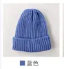 Gorro elegante para mujer, otoño e invierno, color sólido, combinable, tejido, grueso, ligero, de lana puntiaguda, cálido, tipo jersey para hombre.