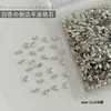 Rhinestones de Circonia Biselados de Fondo Plano 5A para Decoración de Uñas Mezcla de Mini Rhinestones Irregulares Decoraciones Blancas Súper Brillantes para Uñas Decoraciones de Rhinestone para Uñas Portátiles