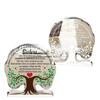 Cross-border New Transparent Acrylic Ornaments Tree-shaped Desktop Ornaments for Sisters
