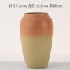 Vaso de flores de grande diâmetro, vaso de cerâmica hidropônico simples, ornamentos de vaso de cerâmica, vaso de casa vintage, novo estilo chinês, ornamentos simples para casa