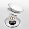 Tapón a prueba de fugas para lavabo, tapón universal tipo pulsador pop-up para lavabo de cerámica, accesorios de desagüe, tapón de desagüe de suelo para lavabo