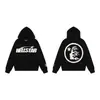 Moda Estadounidense Transfronteriza Hellstar Calle Estadounidense Hip-Hop Versátil Casual Otoño e Invierno Sudadera con Capucha Estampada