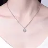 Collar de Diamante Redondo Brillante Starlight 2026 Nuevo Estilo Lujo Ligero Elegante Gama Alta Cadena para Clavícula Joyería Personalización
