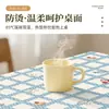 Mantel de Mesa Estilo Dibujos Animados para Instagram, Impermeable y Resistente al Aceite, Protector de Mesa Ambiente de Lujo Ligero 2026, Mantel Rectangular para Mesa de Café