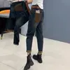Jeans Vintage Harlan para Mujer Primavera y Otoño 2025 Nuevo talla extra para Cuerpo en forma de Pera Adelgazantes Pantalones Pequeños de Papá