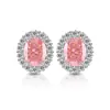 Tiktok Más Vendidos Flor de Hielo Piedra Tallada Diamante de Alto Carbono Aretes de Girasol para Mujer Moda Pendientes de Lujo Dropshipping en Vivo