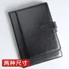 Cuaderno A5 Hebilla de Cuero Simple Cuaderno Grueso Diario Minutas de Reunión de Oficina Corporativa
