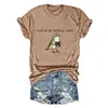 Esta é a minha camiseta casual de algodão colorida de manga curta para mulheres, para observação de pássaros, Amazon eBay site independente, moda divertida