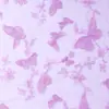 Feito sob medida pelo fabricante, tecido de malha com bordado de borboleta tridimensional, tecido decorativo para vestidos e trajes de moda