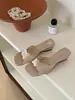 Primer Encuentro Temporada Viento Suave Encaje Dulce Sandalias de Cuña con Punta Abierta para Mujer Verano Nuevo Estilo 2026 Vacaciones Anuales Combinación con Faldas