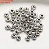 Anillos de Cuentas de Melón de Plata Pura, Accesorios de Tubo Cuadrado, Colgantes de Pabellón Vintage Desgastado, Soportes para Flores, Anillos de Plata, Materiales para Manualidades