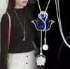 Cadena Larga para Suéter, Collar de Lujo Ligero y de Alta Gama para Mujer, Accesorio de Borla Moderno y Versátil, Colgante Simple de Perla que No se Desvanece