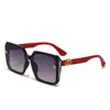 Gafas de Sol Cuadradas Clásicas de Marco Grande de Nueva Moda Transfronterizas para Mujer, Protección UV, Estilo Europeo y Americano, Sensación de Alta Gama