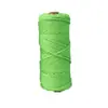 Cuerda de Algodón Colorida de 3 mm Hecha a Mano DIY Tejido Tapicería Atado Decoración Navideña Manualidades Cuerda de Algodón Colorida