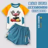 2026 Novo Traje de Banho Infantil do Relâmpago McQueen Conjunto de Roupa de Banho Duas Peças para Meninos Pequenos Secagem Rápida