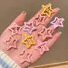 Pinzas para el cabello infantiles de moda con forma de estrella, versátiles y no dañan el cabello, juego de pasadores para arreglar mechones sueltos y flequillo, accesorios para el cabello para niñas