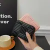 Cartera de monedas transfronteriza al por mayor nueva billetera para mujer corta color sólido multibolsillo para tarjetas de alta gama billetera