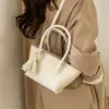 Estilo Primavera 2026 Transfronterizo Bolso de Mujer con Borlas Frescas Estilo Coreano Bolso de Mano Tote Bolso Cruzado de Hombro Único