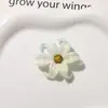 Adornos de Flores Acrílicas Franceses de Gradiente de Dos Tonos para Iris Parches Accesorios para Aretes DIY Accesorios para Llaveros