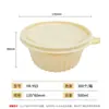 Cajas de Almuerzo Desechables Separables, Cajas de Almuerzo Biodegradables de Almidón de Maíz, Cajas Ecológicas para Llevar de Comida Rápida, Disponibles en Múltiples Tamaños, Tazones Redondos