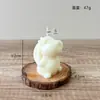 Vela Perfumada de Conejo del Festival de Mediados de Otoño Vela con Forma de Animal Simulada Regalo Festivo Recuerdo Adorno Aromático