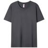 210g -21 algodão lavado gola redonda algodão penteado (ombro pequeno) camisas lisas para publicidade podem ser personalizadas