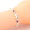 Pulsera colorida de mariposas de estilo bohemio nuevo transfronterizo, pulsera de cristal versátil, joyería pequeña fresca en stock