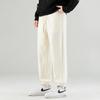 2025 Nuevos Pantalones Deportivos de Color Sólido para Hombre de Corte Holgado Americano High Street Pantalones de Guardia Pantalones Casuales para Jóvenes Estudiantes