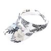 Gorra Visera de Tela Floral para Mujer, Gorra de Béisbol para Exteriores con Protección Solar, Stock Listo Transfronterizo, Diseño Original, Retro
