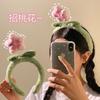 Lindo Aro para el Cabello de Leopardo de Gatito Kt para Mujer Lavado de Cara Maquillaje Aro para el Cabello Clips para el Cabello Accesorios para el Cabello Dulce Niña Show de Fotos Cabello