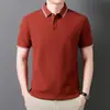 Camisetas Populares de Verano para Hombre Principalmente Recomendadas de Algodón Puro de Manga Corta con Tratamiento Mercerizado y que No se Encogen Fácilmente Cuellos para Ropa de Hombres Jóvenes y de Edad Media