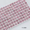 Adornos para Taladro de Uñas Dongzhou 6MM Corte Rosa Punta Fondo Taladro Accesorios DIY Aretes K9 Vidrio Taladro Súper Flash Taladro de Uñas