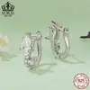 Pendientes de Zirconia Aifula Versátiles de Tulipa Francesa Plata de Ley S925 Joyería para Mujer Venta al por Mayor Pendientes de Estilo Fresco