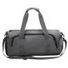 Bolsa de viagem direta da fábrica portátil grande capacidade separação seco e molhado bolsa esportiva com logotipo impresso bolsa de bagagem compartimento independente para sapatos