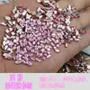 1440 Rhinestones Rosa Claro para Uñas Mini de Fondo Plano Forma Irregular Brillantes Usables Decoraciones de Vidrio para Uñas Accesorios de Arte de Uñas Yiwu