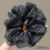 Scrunchie de renda estilo coreano para mulheres, elástico de rabo de cavalo de alta qualidade, alta elasticidade e faixa de cabelo durável