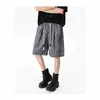 Shorts casuales tie-dye estilo americano, unisex, ligeros, de secado rápido, shorts atléticos de cinco puntos, modernos, de corte holgado, pierna ancha, tallas grandes, shorts de longitud media para verano