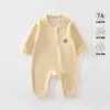 Ropa para Bebé Estilo Primavera y Otoño Romper con Cremallera de Lana y Seda Traje para Gatear Para Salir Niños y Niñas Ropa para el Hogar Fábrica de Origen