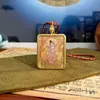 Gran Venta Tanka Tibetano Nepalí Puro Pintado a Mano de los Ocho Signos del Zodíaco Protegiendo al Bodhisattva Samantabhadra Núcleo de Tarjeta 4*5