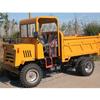 Vehículo de transporte hidráulico de ingeniería de construcción, vehículo de carga y descarga de hormigón de montaña, diésel, de doble techo y cuatro ruedas para minería.