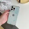Capa Estrela Glitter Fresca e Simples Adequada para iPhone 16 Pro Max, Anti-Queda para Apple 15 Pro, 14, Estilo Japonês e Coreano 13 Pro