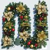 2024 Nuevo Caliente de Amazon 2.7M 9FT Ratán Navideño Rama Muerta Lujo Ratán Decoraciones Navideñas