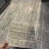 Cuero Autoadhesivo para Piso de PVC Pegatinas para Piso de Cuero Engrosadas Resistentes al Desgaste para Hogar Pegatinas de Alfombrilla Directa para Piso de Cemento para Sombreado de Fealdad para el Hogar