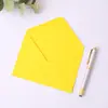 Envelopes Coloridos C6 de Cor Sólida Transfronteiriços Estilo Europeu com Fecho Adesivo, Adesivo Colorido 120g, Origem Amazon, Logotipo Personalizado