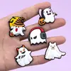 Nuevos imanes de refrigerador magnéticos de dibujos animados transfronterizos con diseños temáticos de Halloween para decoración del hogar festivo, pegatinas magnéticas lindas y relajantes