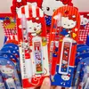 Nuevo Set de Portaminas Hallo Cat Dibujo Animado Lindo Papelería Estudiante Portaminas Automático + Mina de 0.5