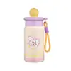 Termo de Dibujos Animados con Forma de Bola para Niñas, Taza de Agua Portátil de Acero Inoxidable de Aspecto Elegante y Linda para Estudiantes