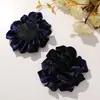 Outono e Inverno Atmosfera Preguiçosa Retrô Veludo Camélia Clip DIY Laço de Cabelo Adorno de Cabeça Broche Acessórios de Flor para Roupas